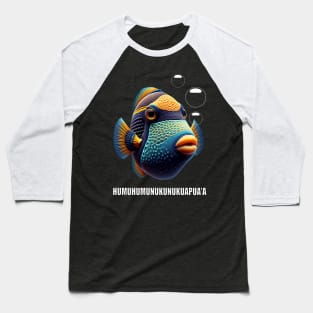 Humuhumunukunukuapua'a Hawaiian Reef Triggerfish Hawaii Baseball T-Shirt